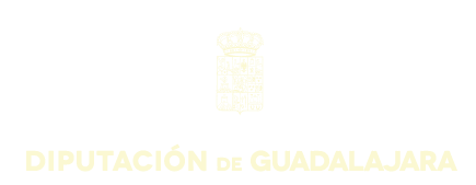 Logotipo una tinta diputación de Guadalajara